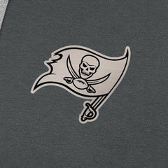 Antigua Brushed Carbon Victory Pullover Hoodie - Tampa Bay Buccaneers
