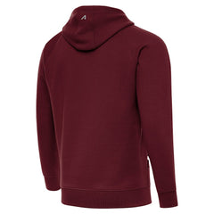 Antigua Brushed Carbon Victory Pullover Hoodie - Washington Commanders