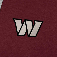 Antigua Brushed Carbon Victory Pullover Hoodie - Washington Commanders