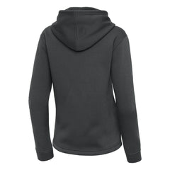 NHL Pewter Vancouver Canucks Antigua Women's Contemporary Quarter-Zip Hoodie