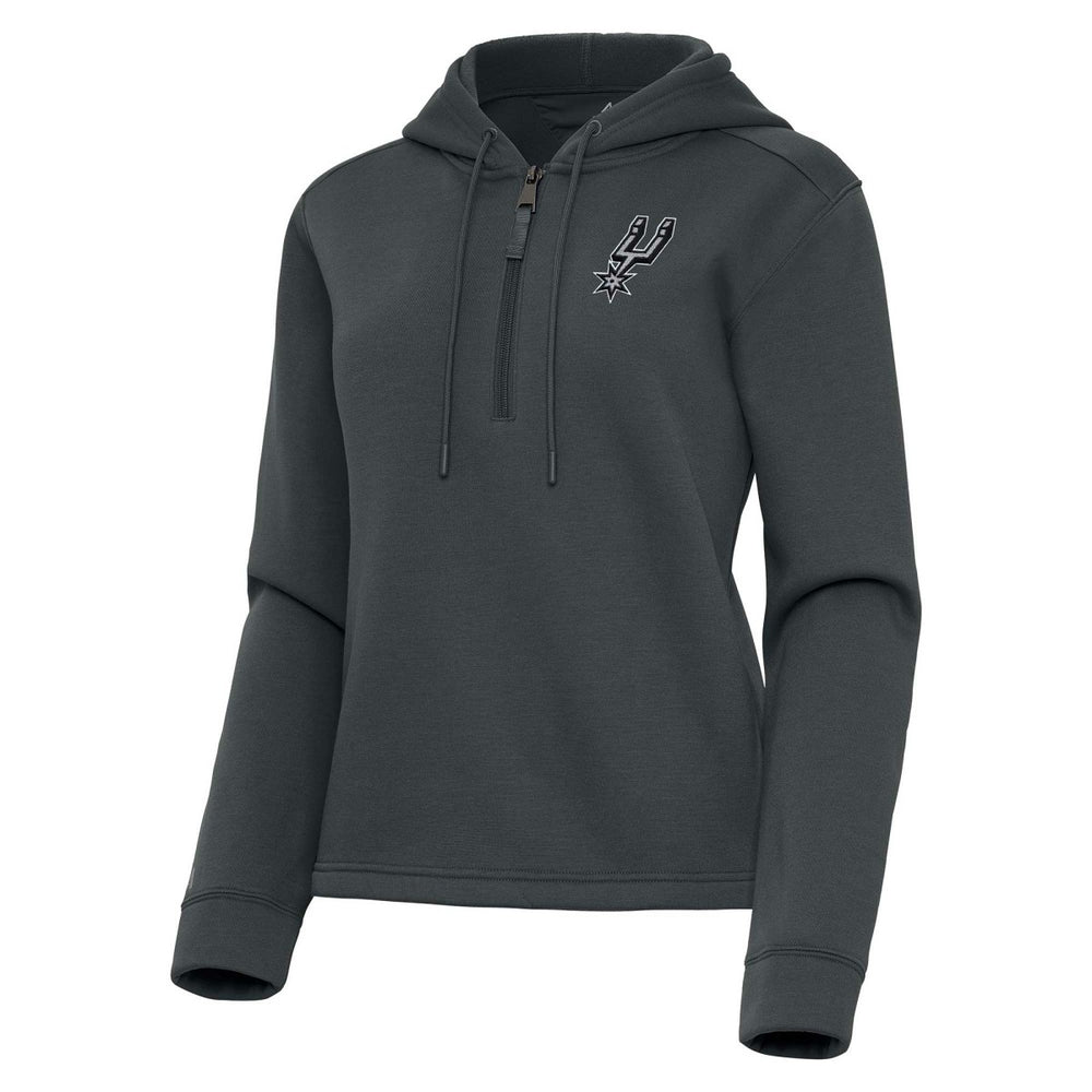 NBA San Antonio Spurs Antigua Women's Contemporary Quarter-Zip Hoodie