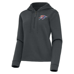 NBA Oklahoma City Thunder Antigua Women's Contemporary Quarter-Zip Hoodie