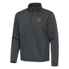 NBA Cleveland Cavaliers Antigua Twist Quarter-Zip Pullover Top - Pewter online