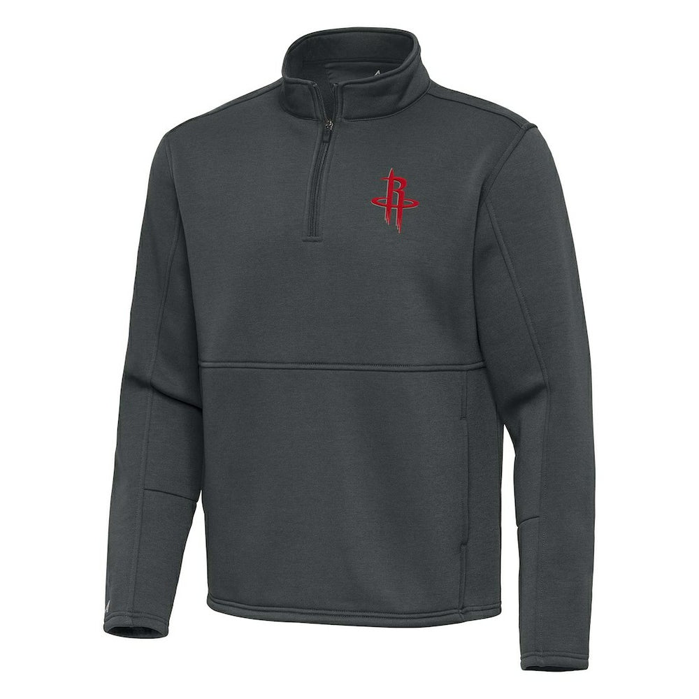 NBA Houston Rockets Antigua Twist Quarter-Zip Pullover Top - Pewter shop