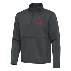NBA Houston Rockets Antigua Twist Quarter-Zip Pullover Top - Pewter shop