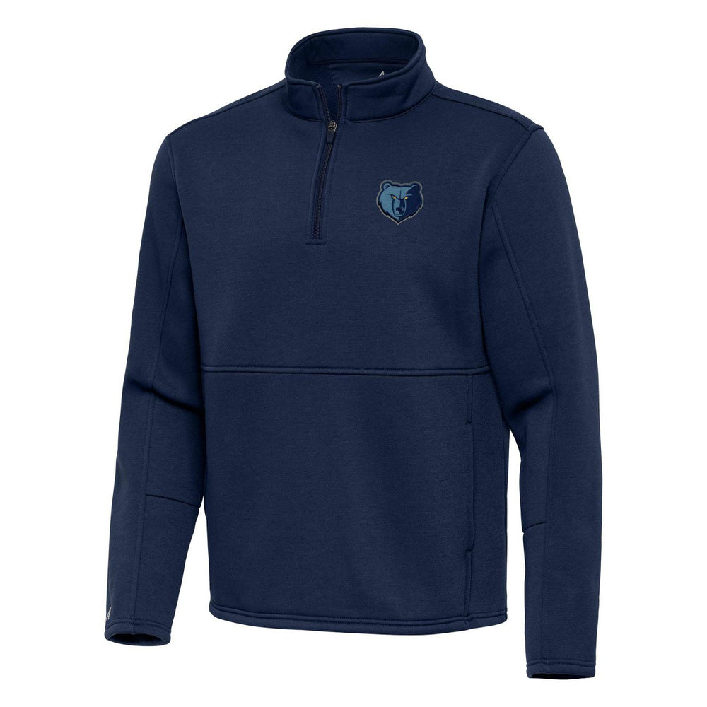 NBA Memphis Grizzlies Antigua Twist Quarter-Zip Pullover Top - Navy cheap