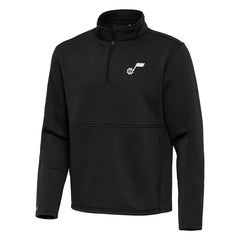 NBA Utah Jazz Antigua Twist Quarter-Zip Pullover Top - Black discount