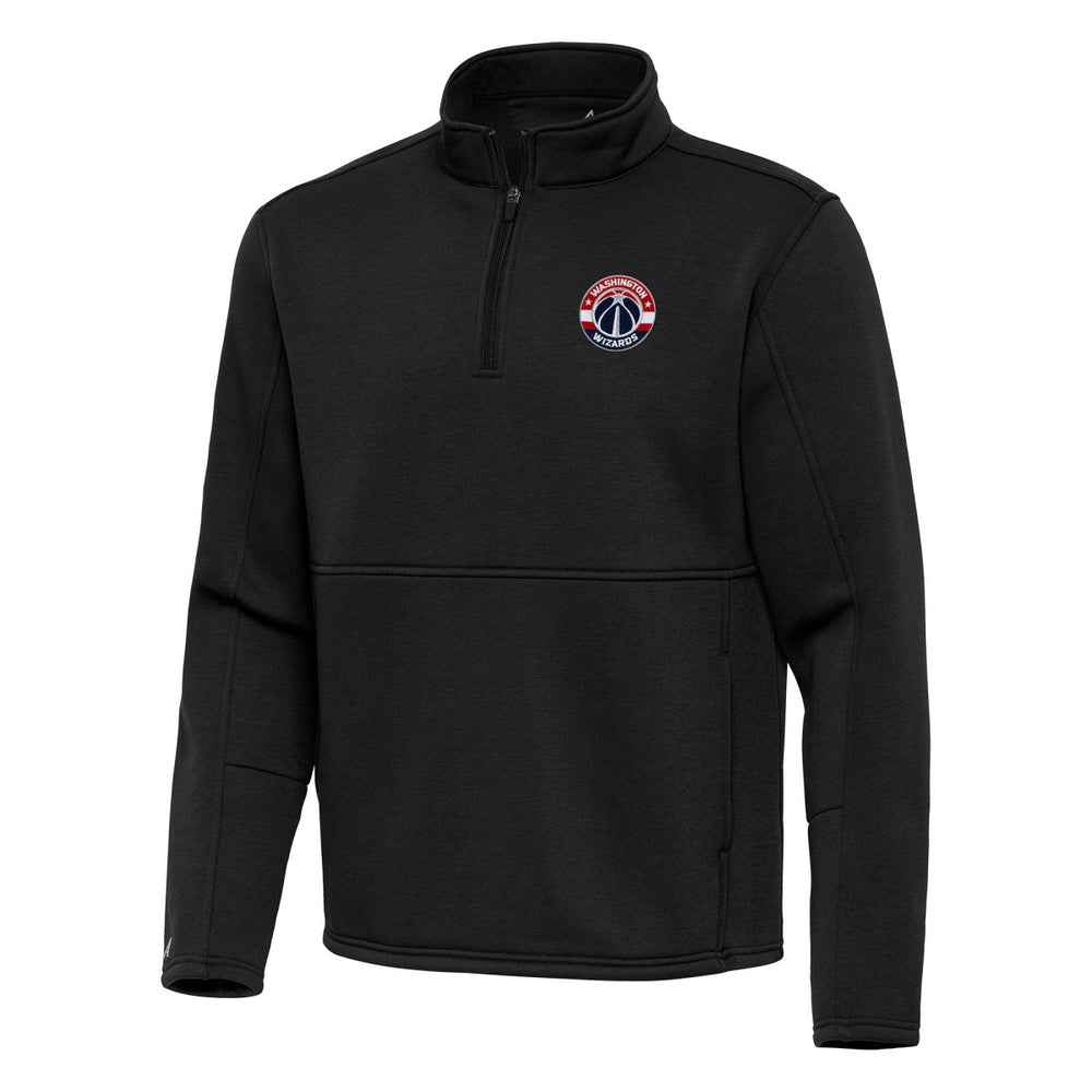 NBA Washington Wizards Antigua Twist Quarter-Zip Pullover Top - Black outlet