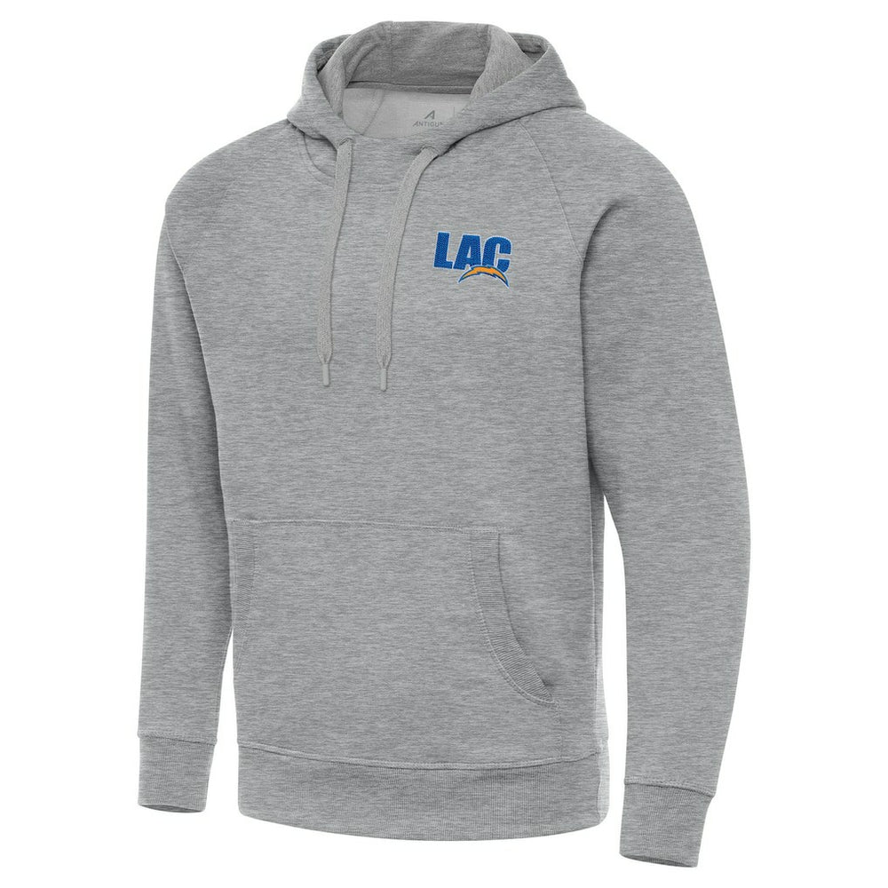 Men's Antigua Victory Pullover Hoodie - Los Angeles Chargers