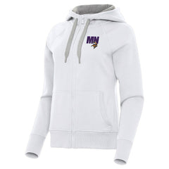 Antigua Women's Victory Full-Zip Hoodie - Minnesota Vikings