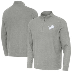 Antigua Subtle Quarter-Zip Top - Detroit Lions