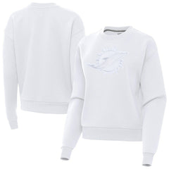 Antigua Women's Victory Pullover Sweatshirt - Miami Dolphins