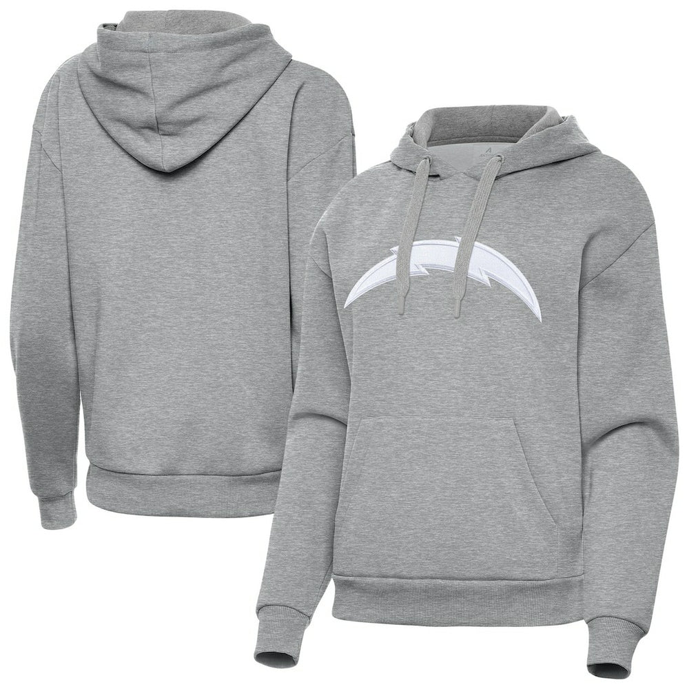 Antigua Women's Victory Pullover Hoodie - Los Angeles Chargers