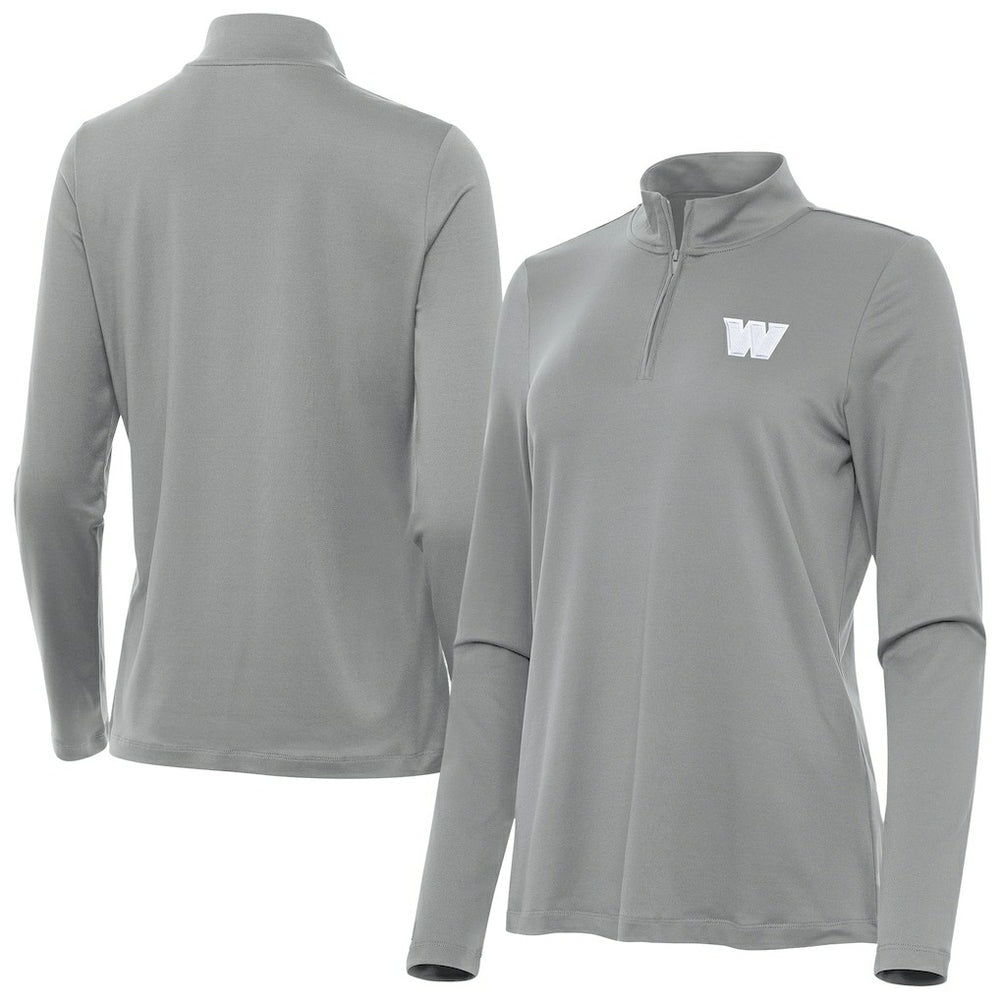 Antigua Women's Reprocess Quarter-Zip Top - Washington Commanders