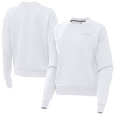Antigua Women's Victory Crew Pullover Sweatshirt - Los Angeles Chargers