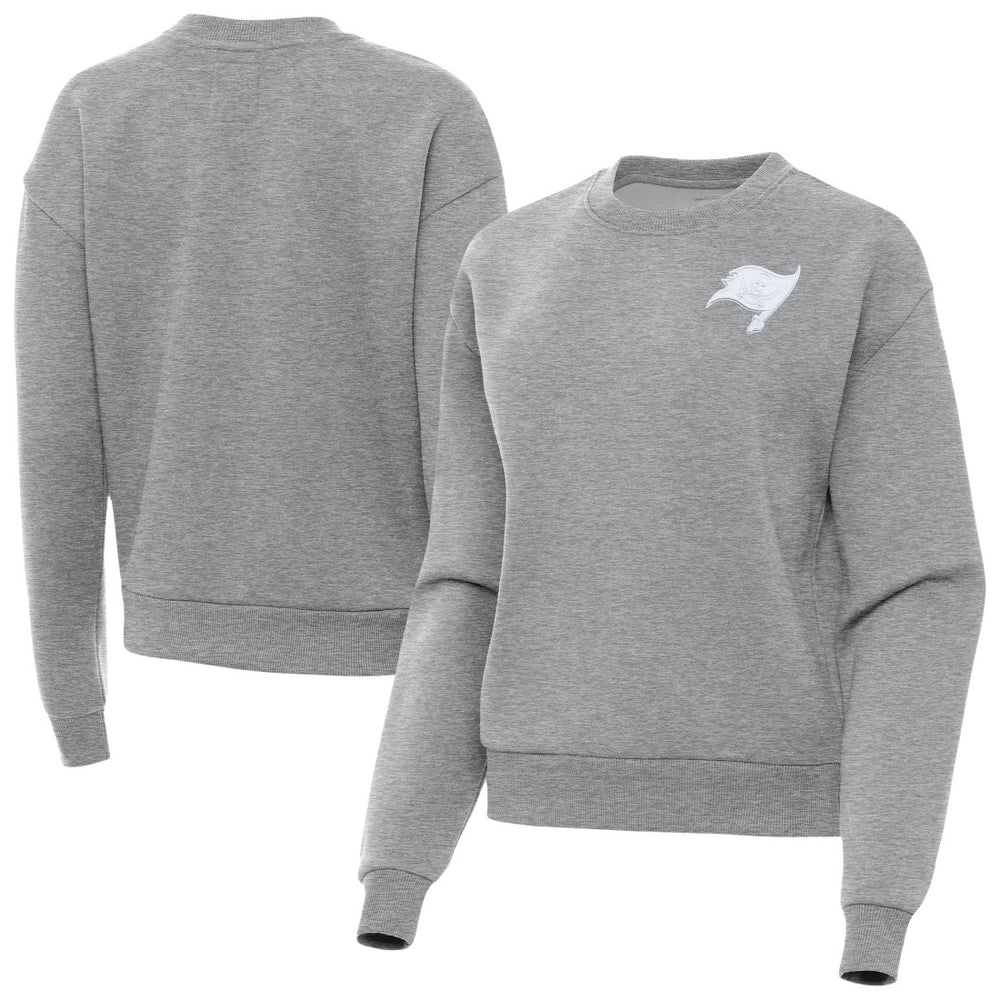 Antigua Women's Victory Crew Pullover Sweatshirt - Tampa Bay Buccaneers