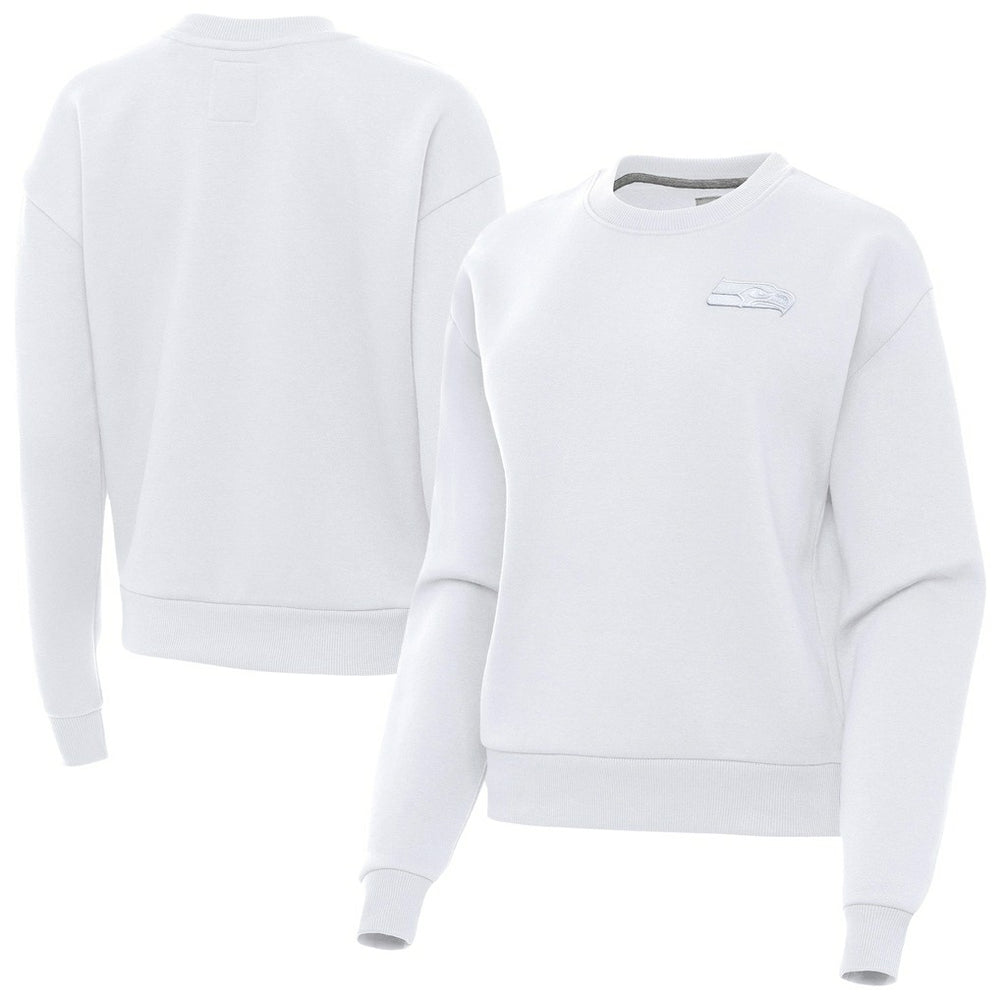Antigua Women's Victory Crew Pullover Sweatshirt - Seattle Seahawks
