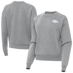 Antigua Women's Victory Crew Pullover Sweatshirt - Baltimore Ravens