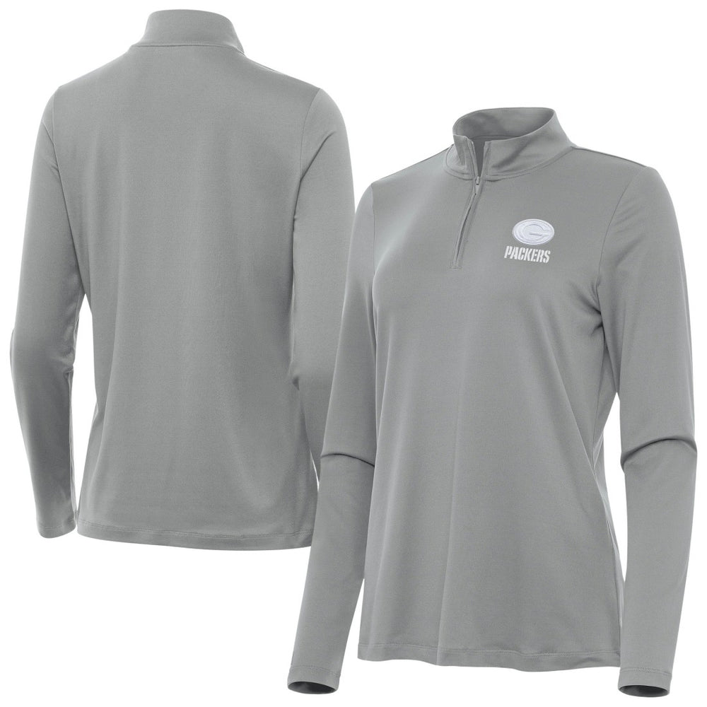 Antigua Women's Reprocess Quarter-Zip Top - Green Bay Packers