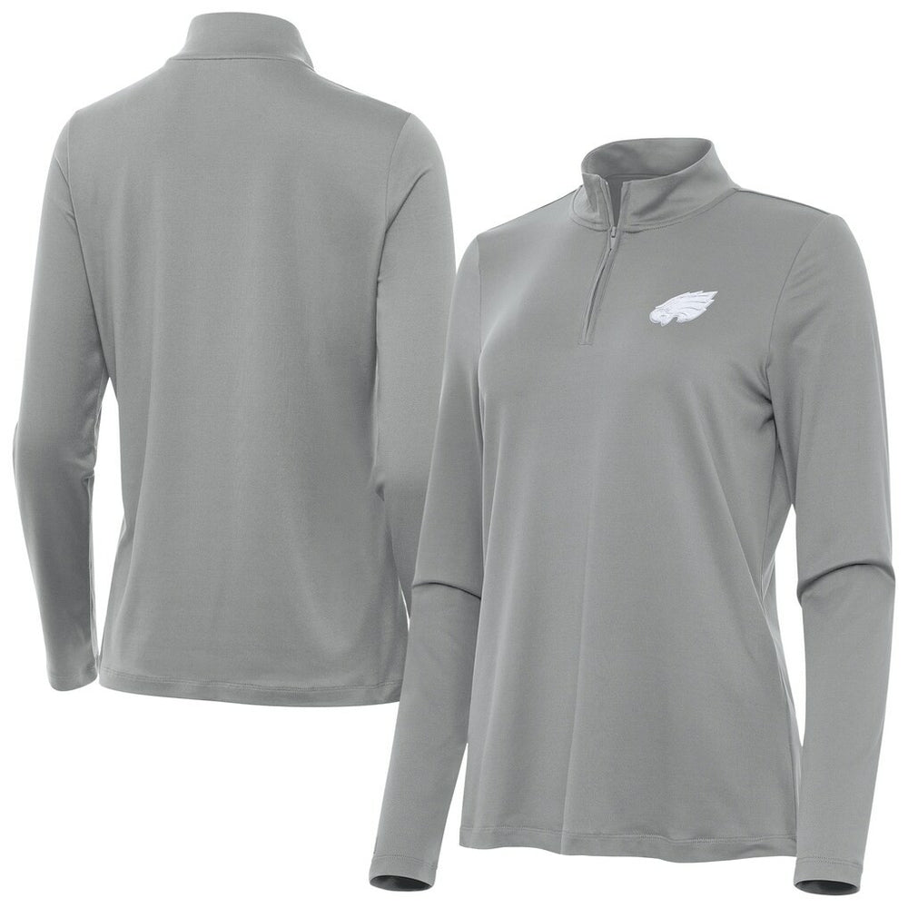 Antigua Women's Reprocess Quarter-Zip Top - Philadelphia Eagles