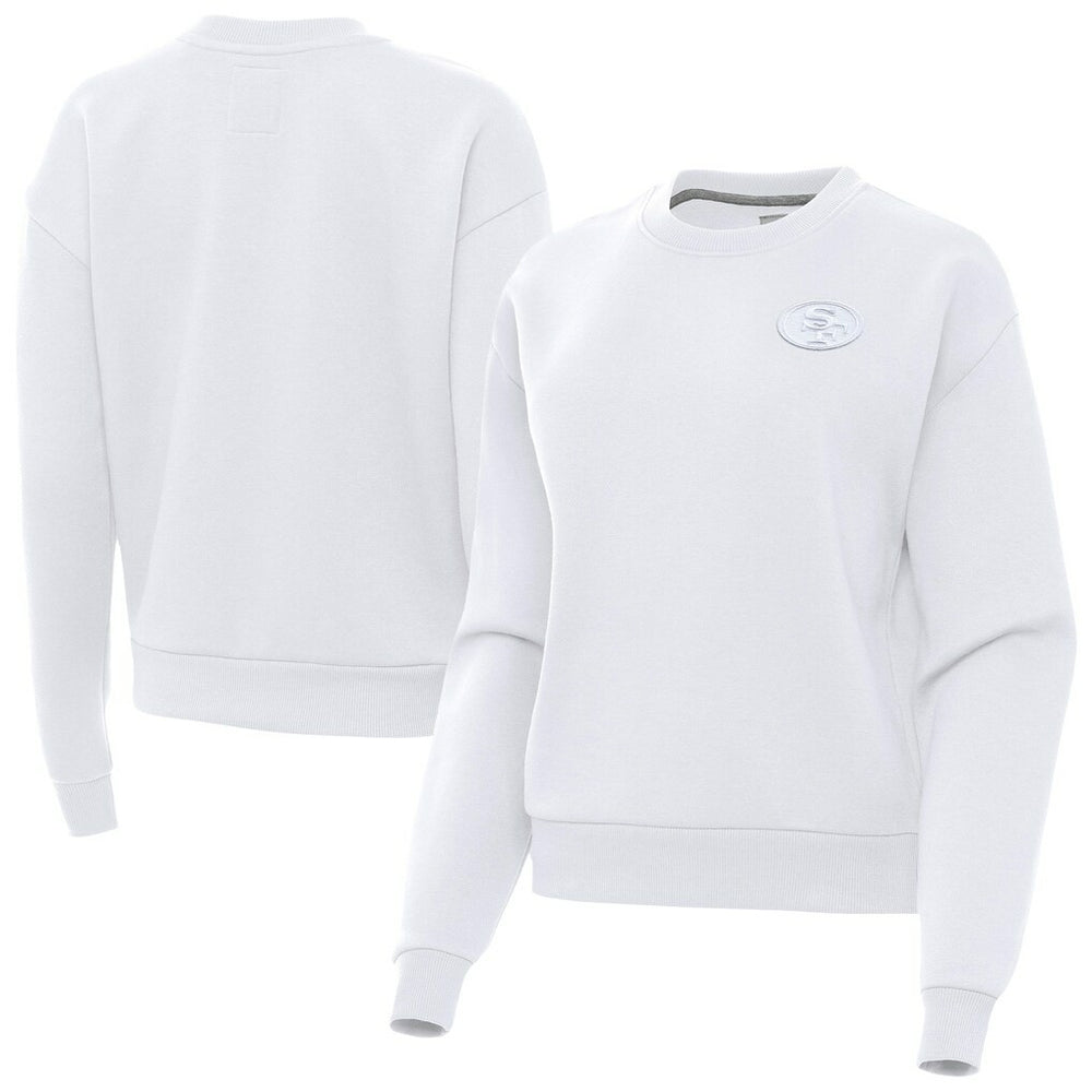 Antigua Women's Victory Crew Pullover Sweatshirt - San Francisco 49ers