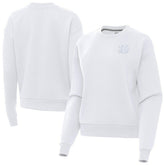 Antigua Women's Victory Crew Pullover Sweatshirt - Cincinnati Bengals