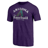 MLB Arizona Diamondbacks Purple Cooperstown Collection Our Game Tri-Blend T-Shirt