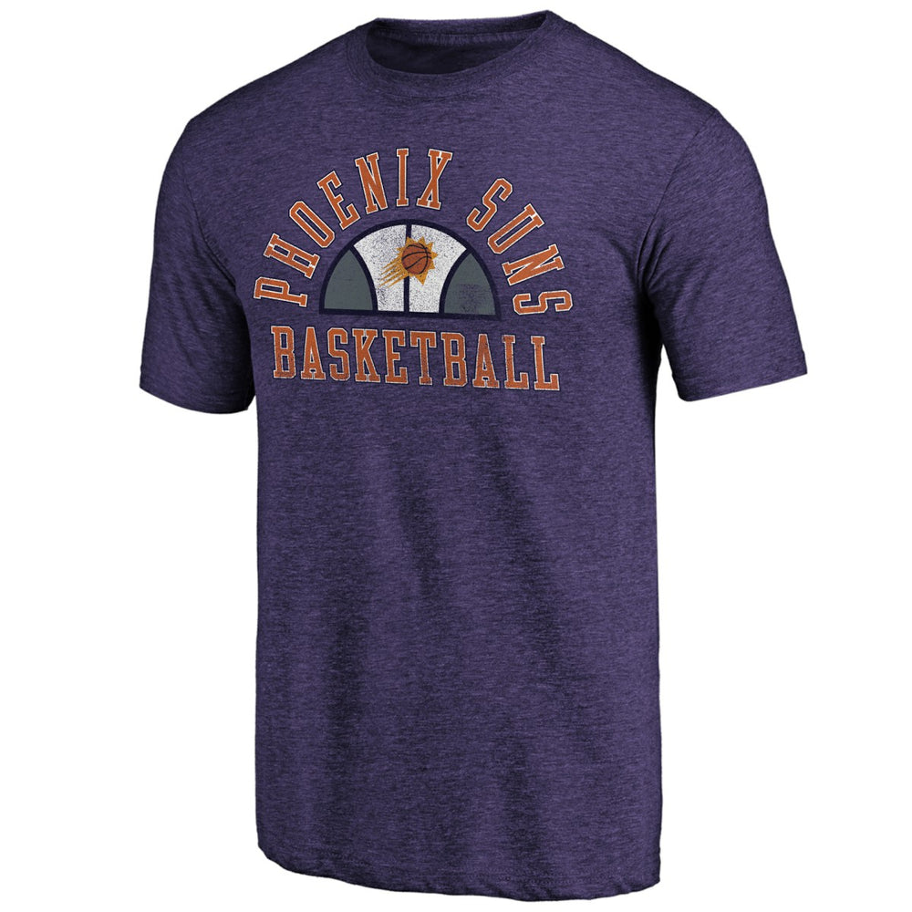 NBA Phoenix Suns Purple Half Classic Tri-Blend T-Shirt shop
