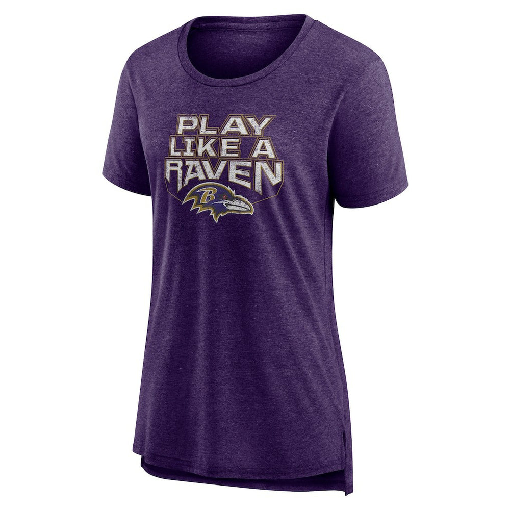 Women's Hometown First Down Tri-Blend T-Shirt - Baltimore Ravens