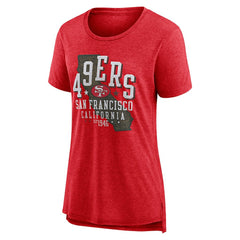 Women's Vintage Graphic Tri-Blend Scoop Neck T-Shirt - San Francisco 49ers