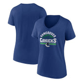 NHL Blue Vancouver Canucks Women's Represent T-Shirt