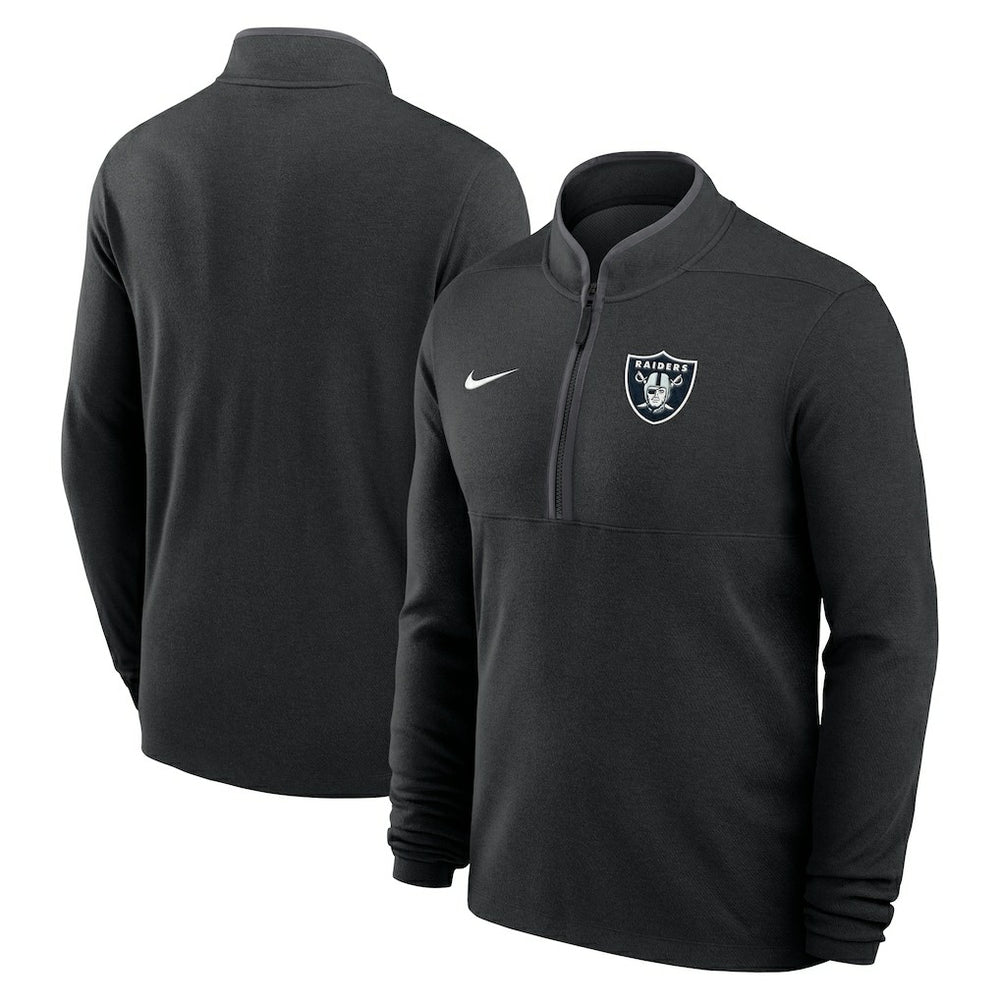 Lightweight Victory Dri-FIT Half-Zip Pullover - Las Vegas Raiders
