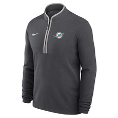 Lightweight Victory Dri-FIT Half-Zip Pullover - Miami Dolphins