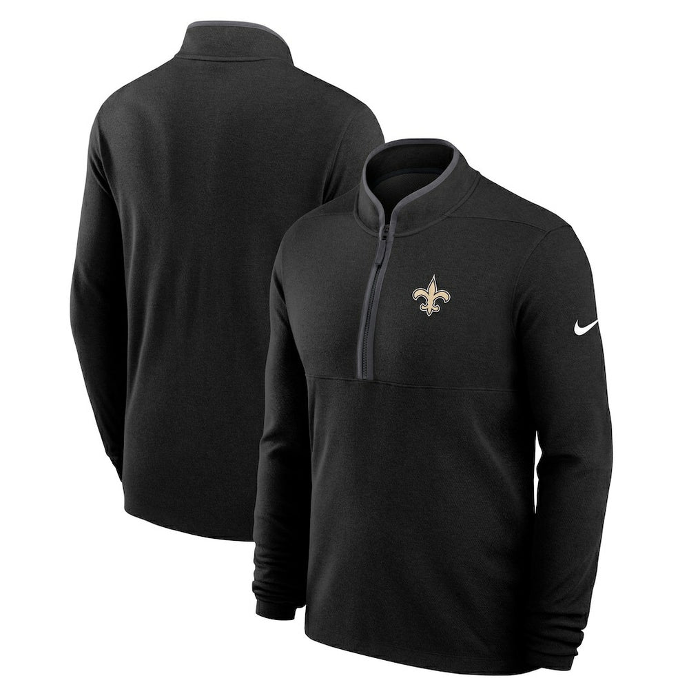 Lightweight Victory Dri-FIT Half-Zip Pullover - New Orleans Saints