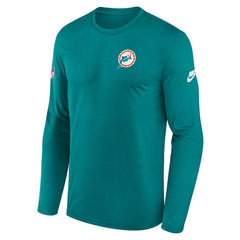 Legend Small Logo Dri-FIT Long Sleeve T-Shirt - Miami Dolphins