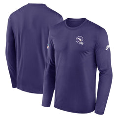 Legend Small Logo Dri-FIT Long Sleeve T-Shirt - Minnesota Vikings