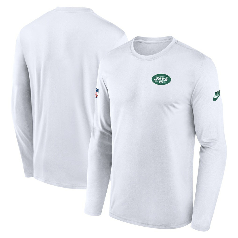 Legend Small Logo Dri-FIT Long Sleeve T-Shirt - New York Jets