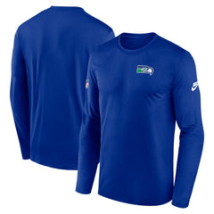 Legend Small Logo Dri-FIT Long Sleeve T-Shirt - Seattle Seahawks