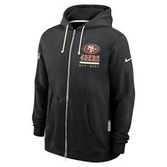 Sideline Standard Issue Utility Player Dri-FIT Full-Zip Hoodie - San Francisco 49ers
