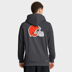 Sideline Standard Issue Utility Player Dri-FIT Full-Zip Hoodie - Cleveland Browns