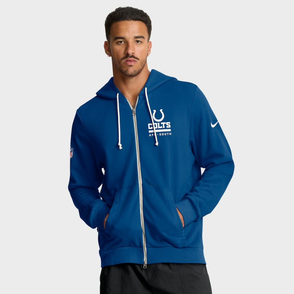 Sideline Standard Issue Utility Player Dri-FIT Full-Zip Hoodie - Indianapolis Colts