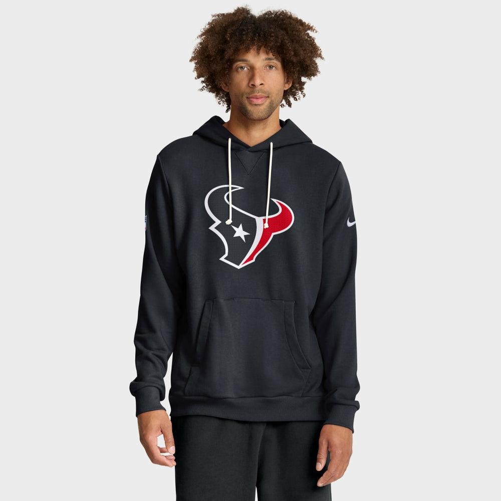 Sideline Standard Issue Initial Home Dri-FIT Hoodie - Houston Texans