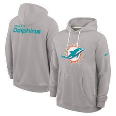 Sideline Standard Issue Initial Home Dri-FIT Hoodie - Miami Dolphins