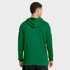 Sideline Pass Accuracy Dri-FIT Long Sleeve Hoodie T-Shirt - Philadelphia Eagles