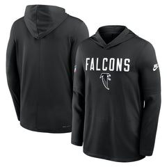 Sideline Pass Accuracy Dri-FIT Long Sleeve Hoodie T-Shirt - Atlanta Falcons