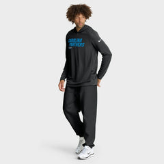 Sideline Pure Fury Performance Long Sleeve Hoodie T-Shirt - Carolina Panthers
