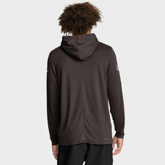 Sideline Pure Fury Performance Long Sleeve Hoodie T-Shirt - Cleveland Browns