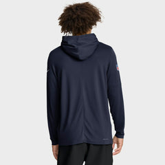 Sideline Pure Fury Performance Long Sleeve Hoodie T-Shirt - Dallas Cowboys
