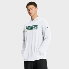 Sideline Pure Fury Performance Long Sleeve Hoodie T-Shirt - Green Bay Packers
