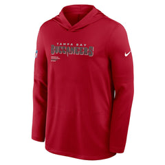 Sideline Pure Fury Performance Long Sleeve Hoodie T-Shirt - Tampa Bay Buccaneers